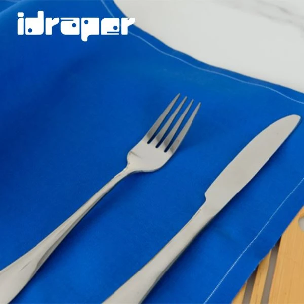 Blauwe stoffen servetten