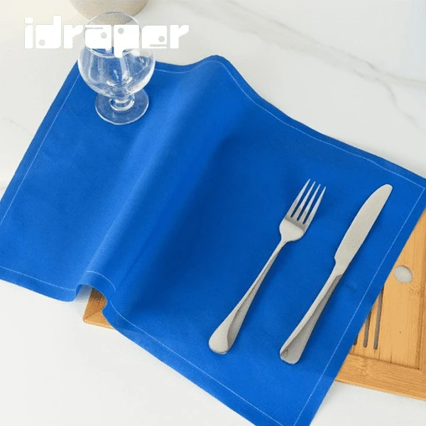Customized  Blue Cloth Napkins